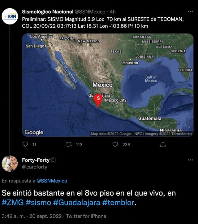 Sismo hoy en Jalisco; temblor genera daños en Guadalajara y Puerto
