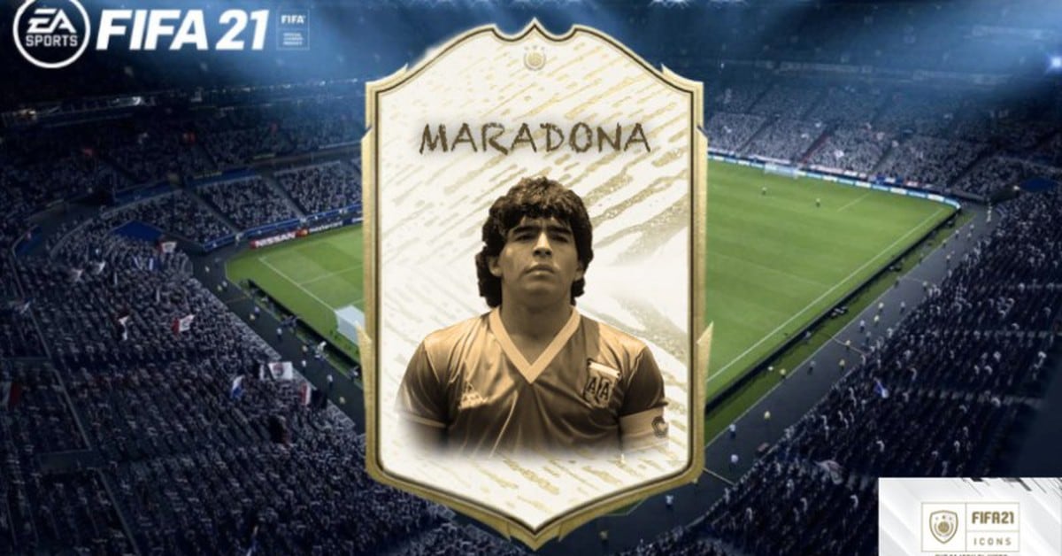 Morte de Maradona gera inflação em cartas de FIFA 21