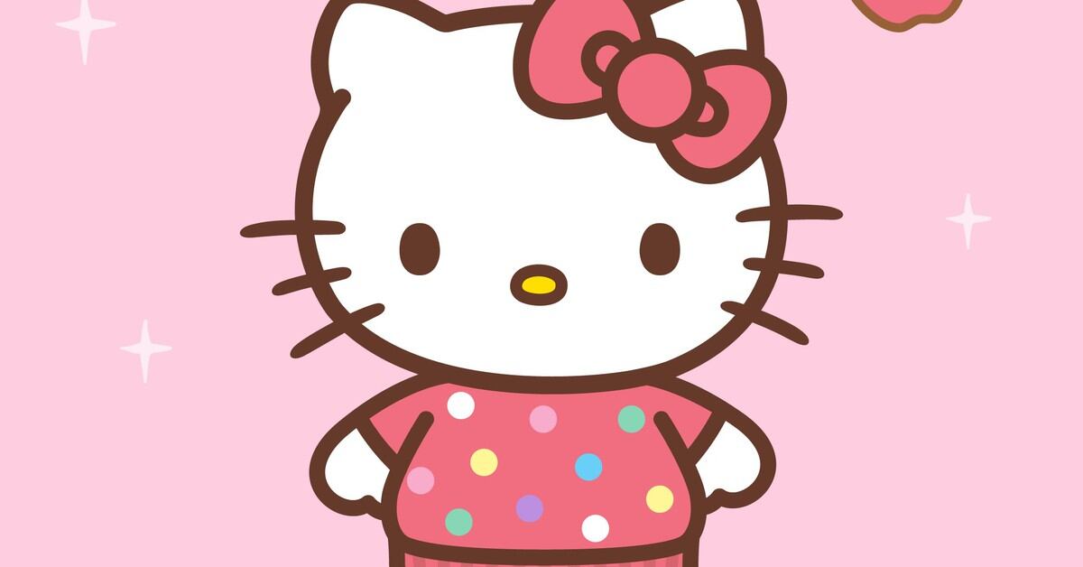 Calendario de Hello Kitty 2024 Plantilla para editar e imprimir