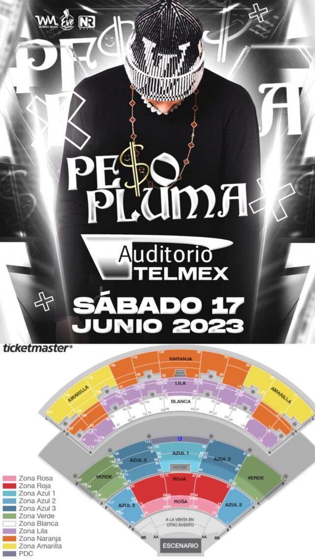 Peso Pluma en concierto Precio de boletos para verlo en Guadalajara
