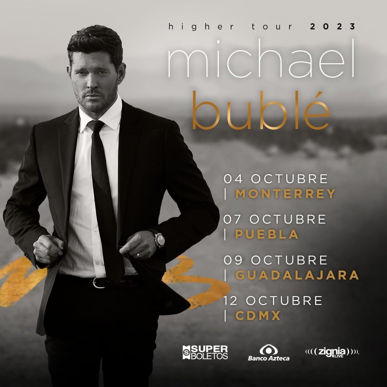 Michael Bublé en México Precio de los boletos para sus 4 conciertos