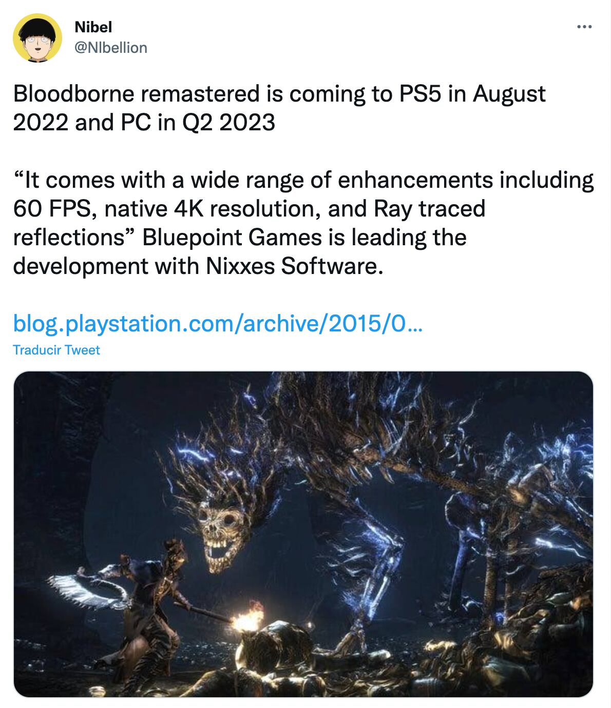 Bloodborne Remastered para PC y PS5 confirmado? La broma que le rompió el  corazón a medio