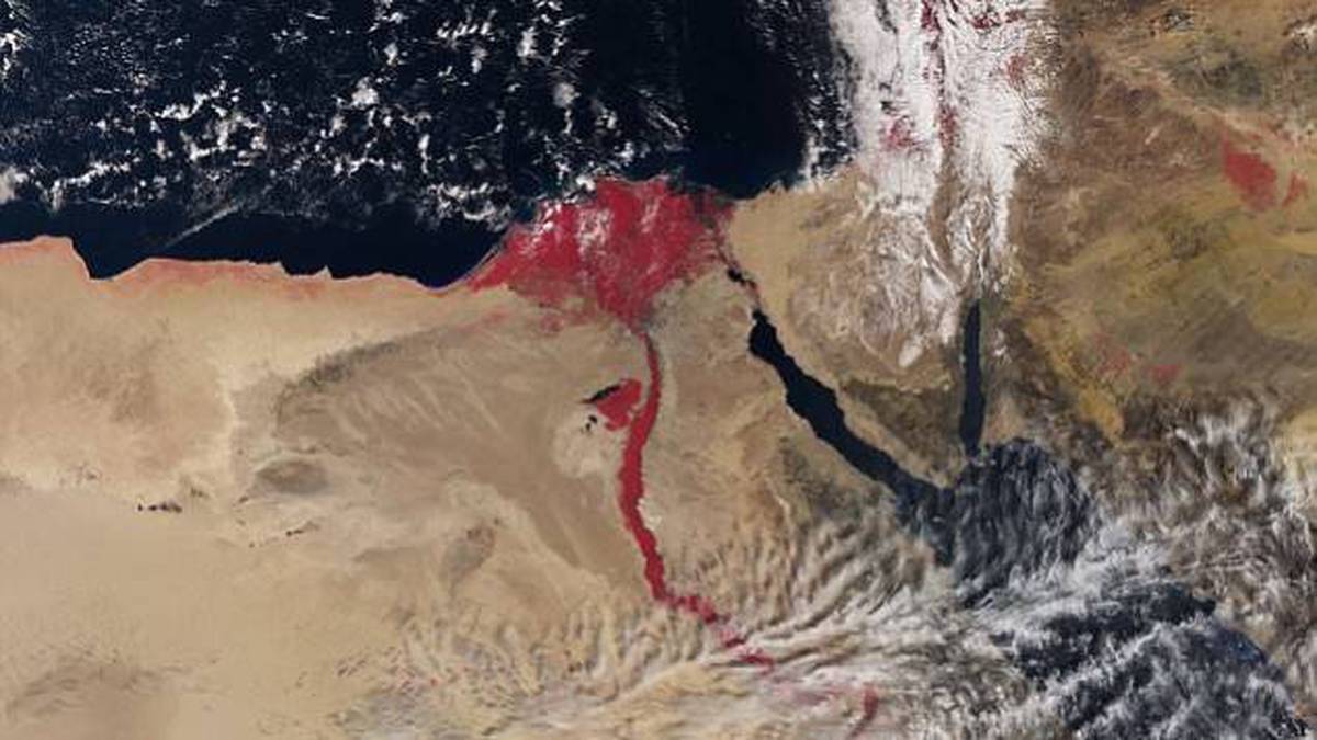 El Río Nilo aparece del color de la “sangre” en nueva fotografía