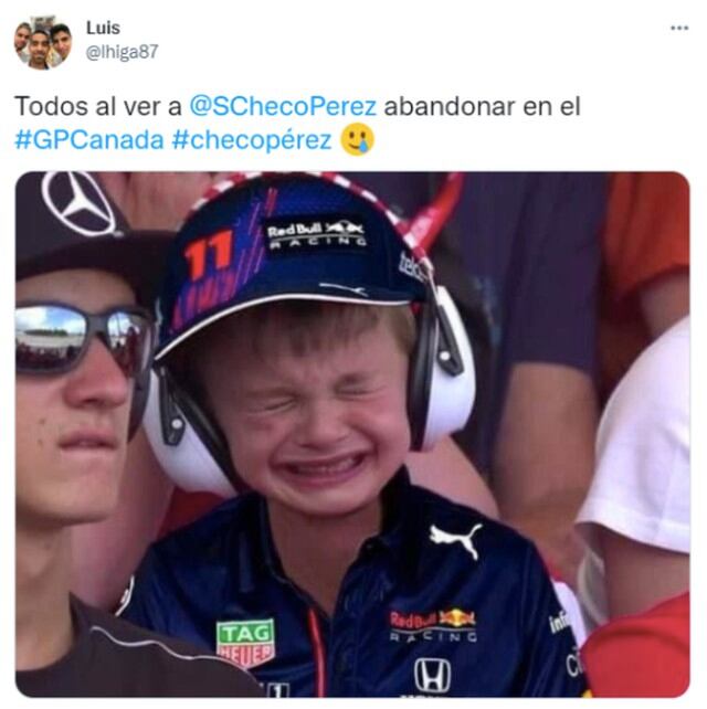 Checo Pérez Los Memes Por Su Abandono En El Gp De Canadá 9640