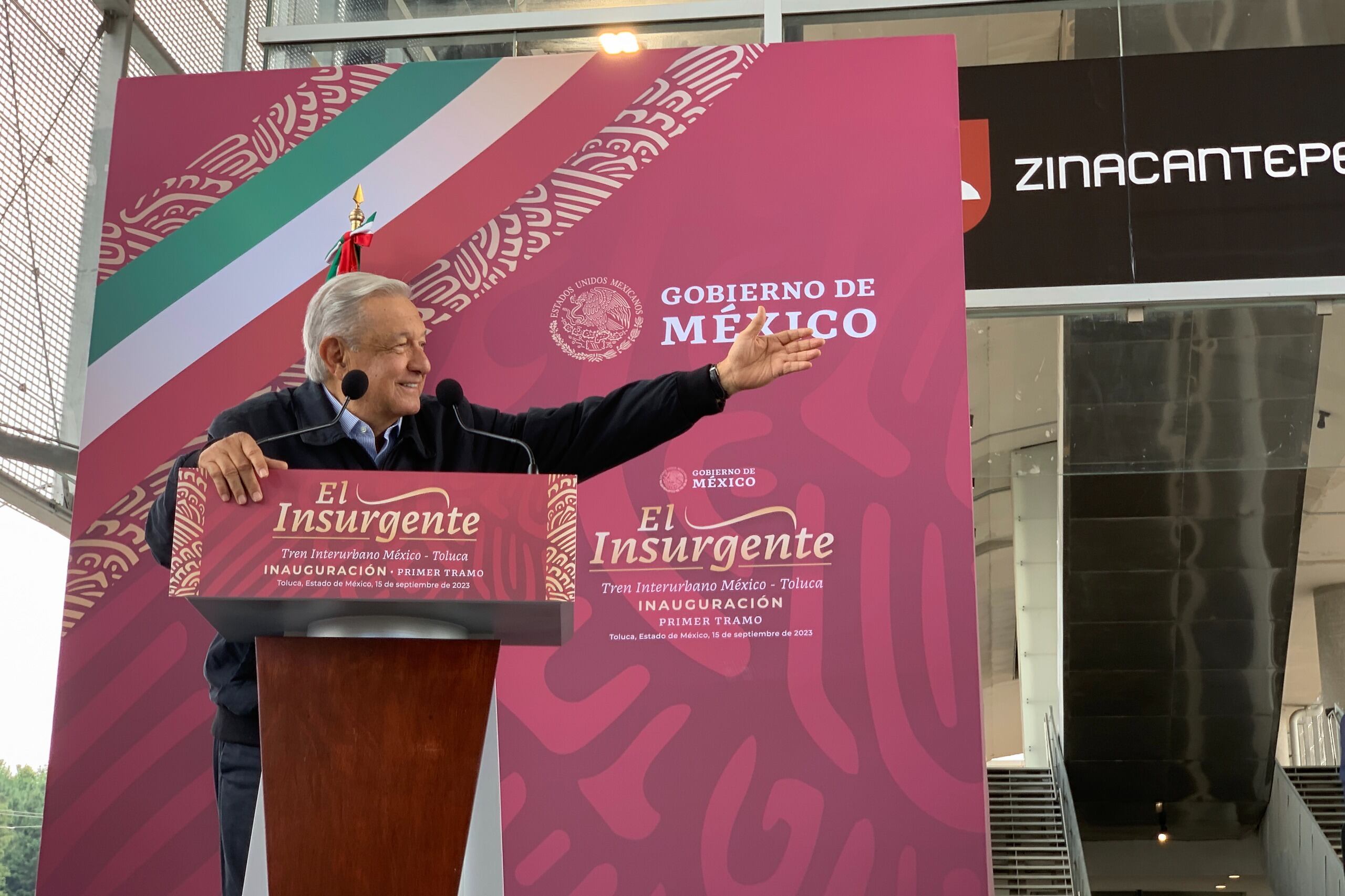 AMLO inaugura Tren México-Toluca