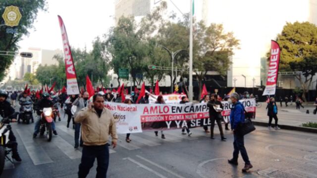 Paseo de la Reforma con cortes a la circulación por dos marchas en la CDMX