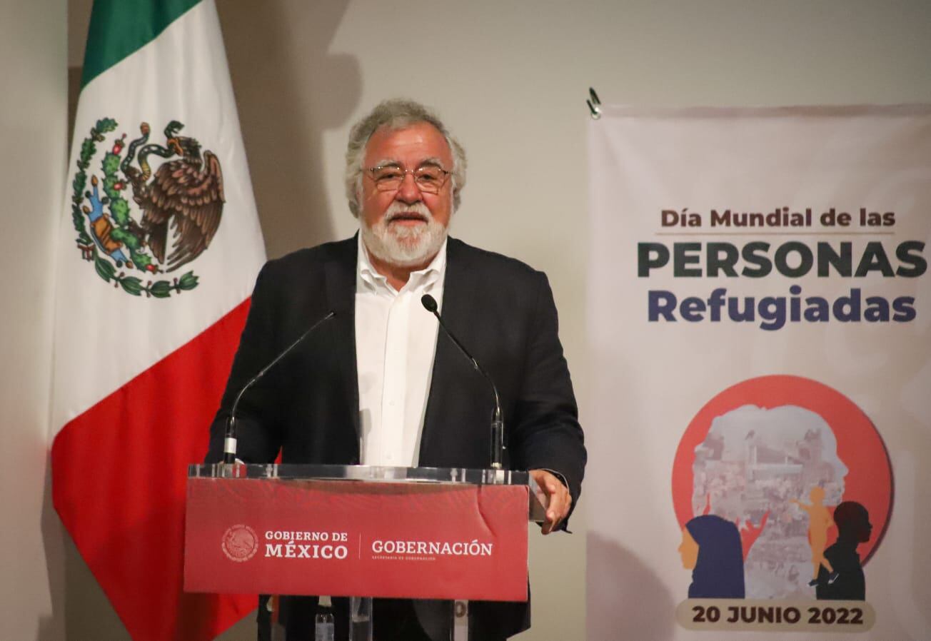 Alejandro Encinas en conmemoración del Día Mundial de los Refugiados 2022