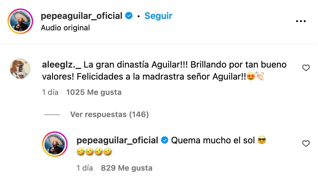 Pepe Aguilar se defiende a él y a su hija