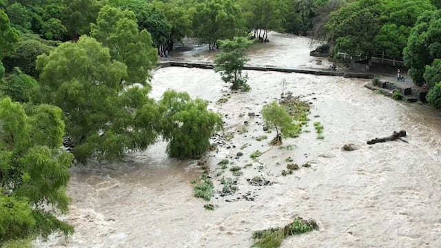 El Río Actopan se encuentra a 5 cm de un eventual desbordamiento