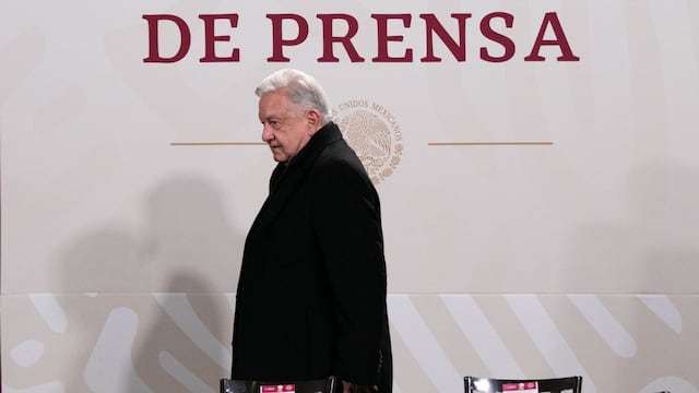 Andrés Manuel López Obrador, presidente de México, encabezó su tradicional conferencia mañanera en Palacio Nacional