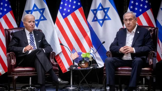 Joe Biden y Benjamin Netanyahu
