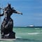 ¿Tiraron la estatua de Poseidón en Yucatán? La verdad tras fotos virales