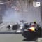 Checo Pérez sufre terrorífico choque en el Gran Premio de Mónaco; su coche quedó destrozado
