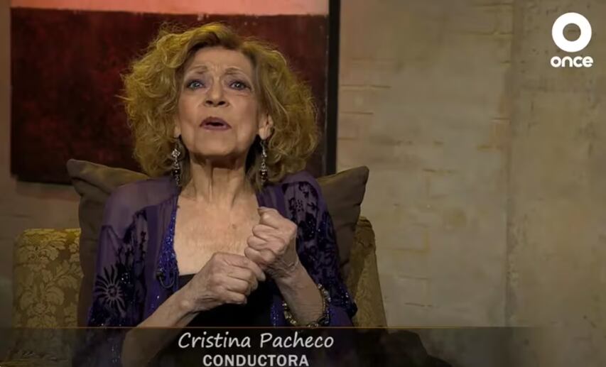Cristina Pacheco se despide de Canal Once