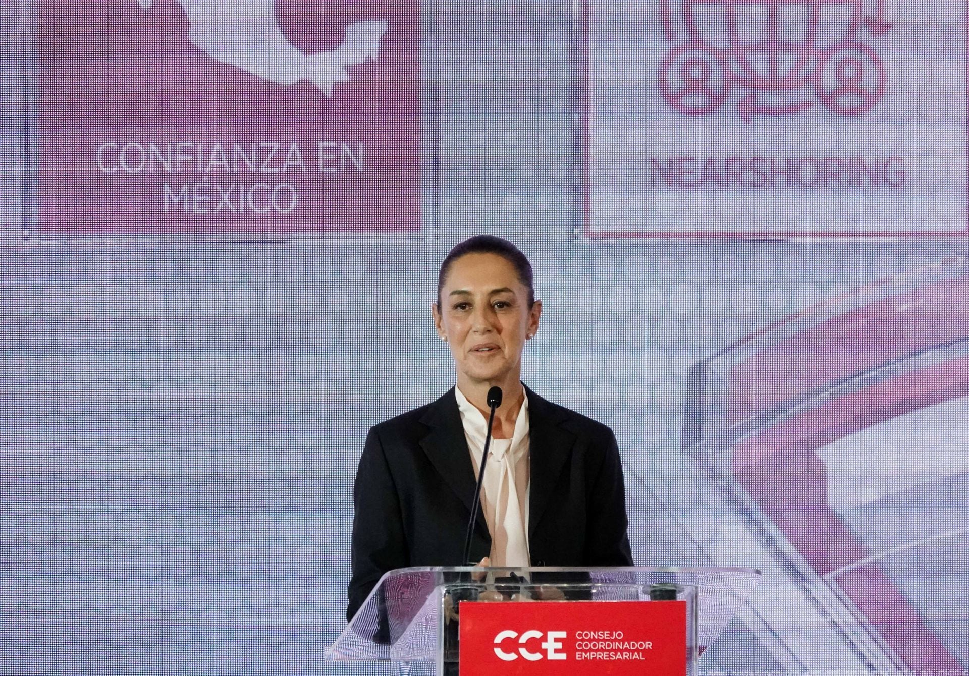 Claudia Sheinbaum, presidenta electa de México, participó en la Reunión Anual del Consejo Coordinador Empresarial