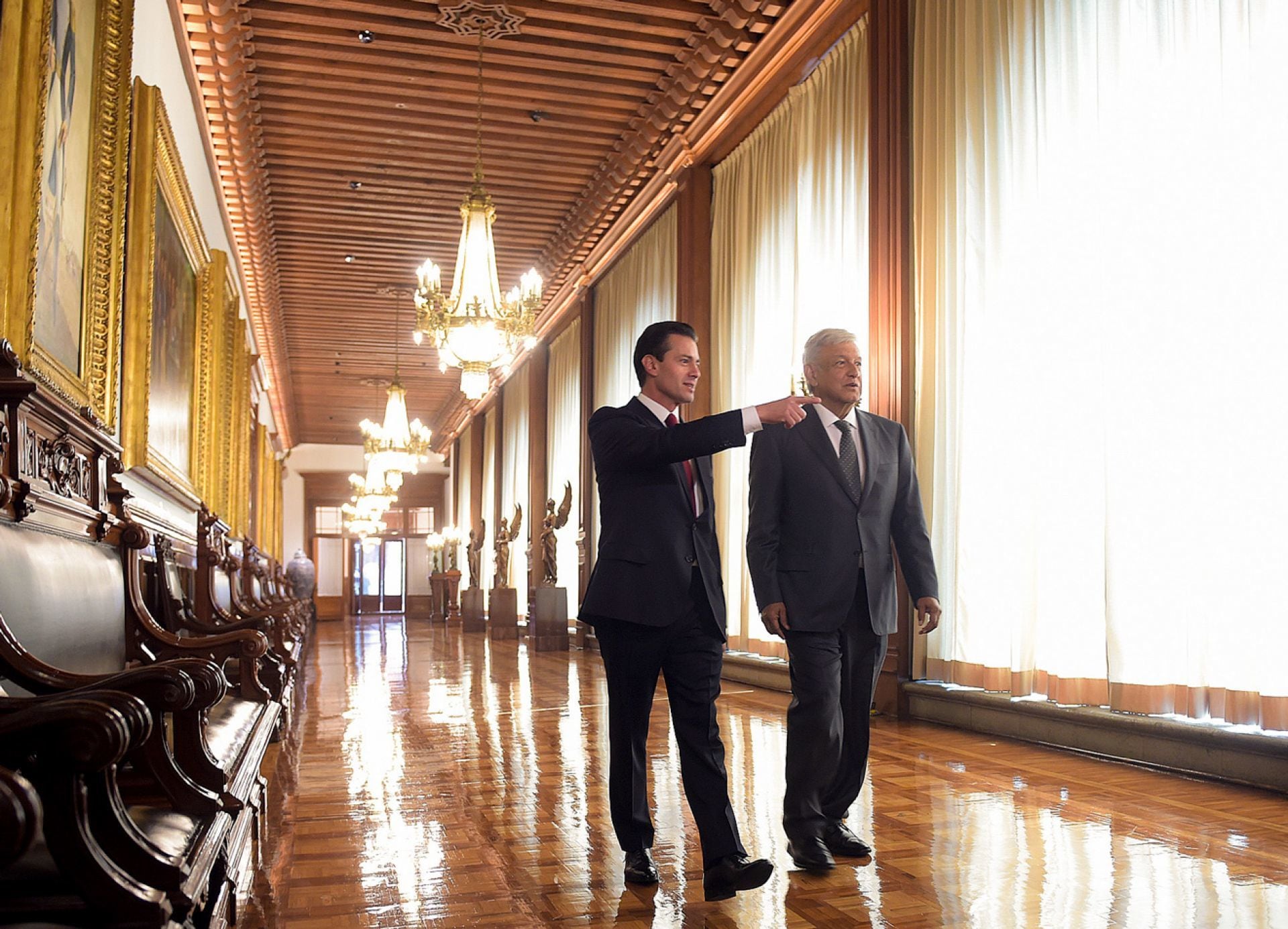 Enrique Peña Nieto y AMLO