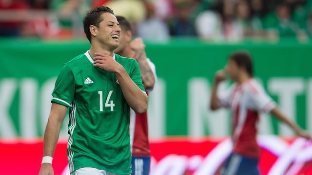 Chicharito Hernández con la Selecciópn de futbol de México