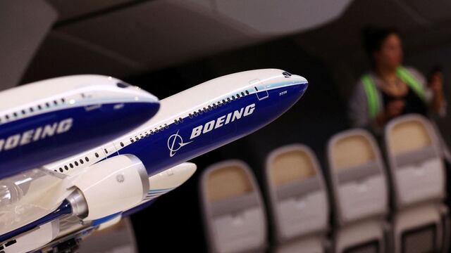 Aviones a escala de la fabricante norteamericana Boeing