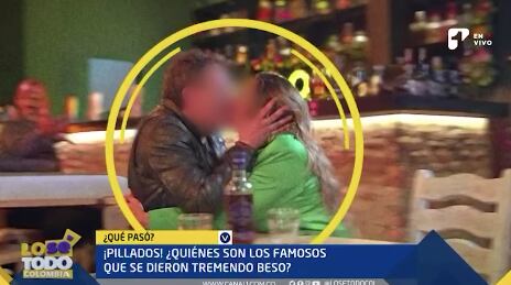 Nanis Ochoa besando a un hombre que no es su pareja