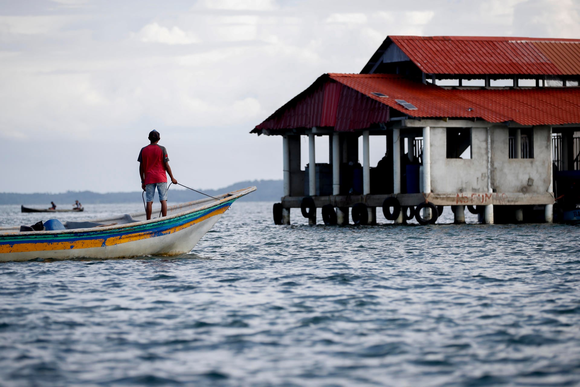 Panamá desplazó a los habitantes de una isla por el cambio climático