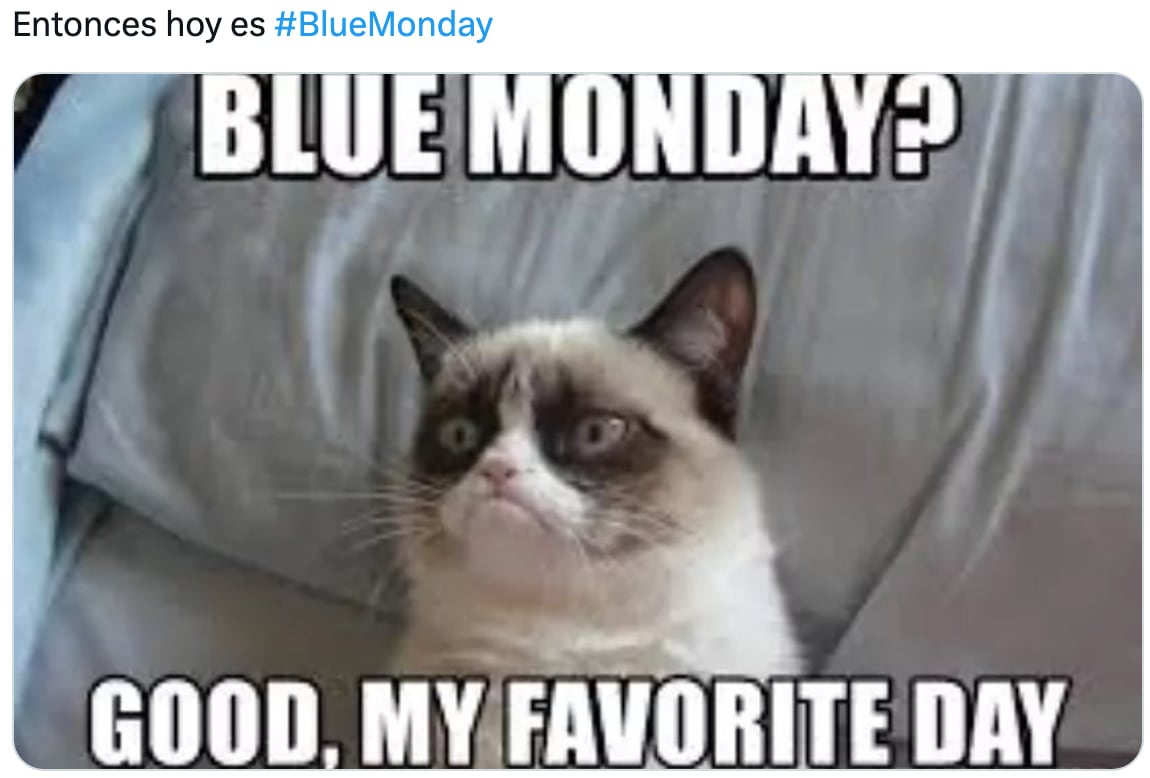 Este 15 de enero es el Blue Monday y ya desató los mejores memes