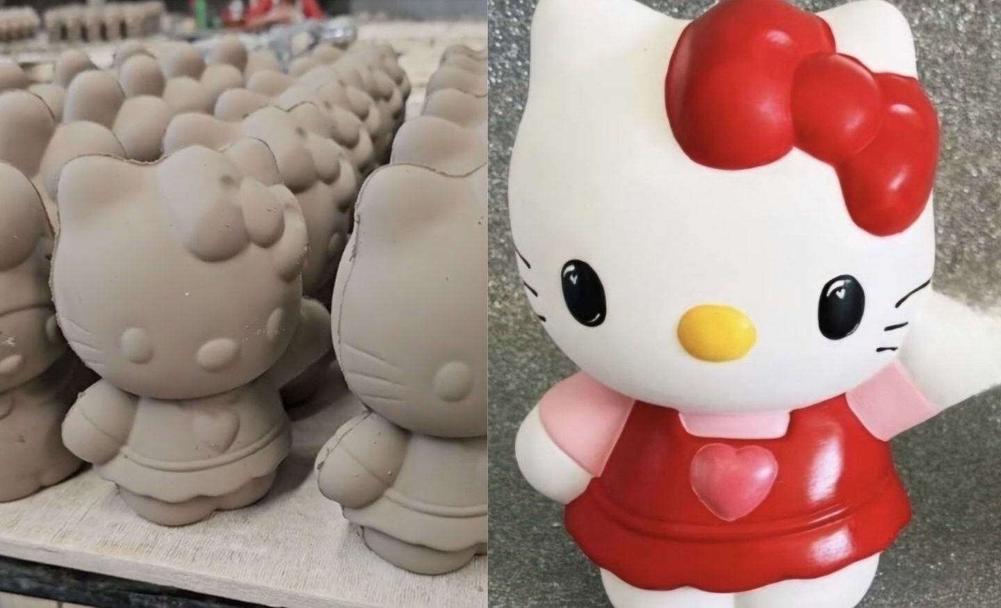 El precio de estas bonitas alcancías de Hello Kitty de cerámica te va a sorprender