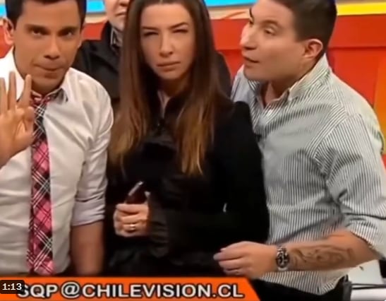 Reviven video de la conductora de televisión en Chile que sufrió acoso en vivo de Felipe Avello
