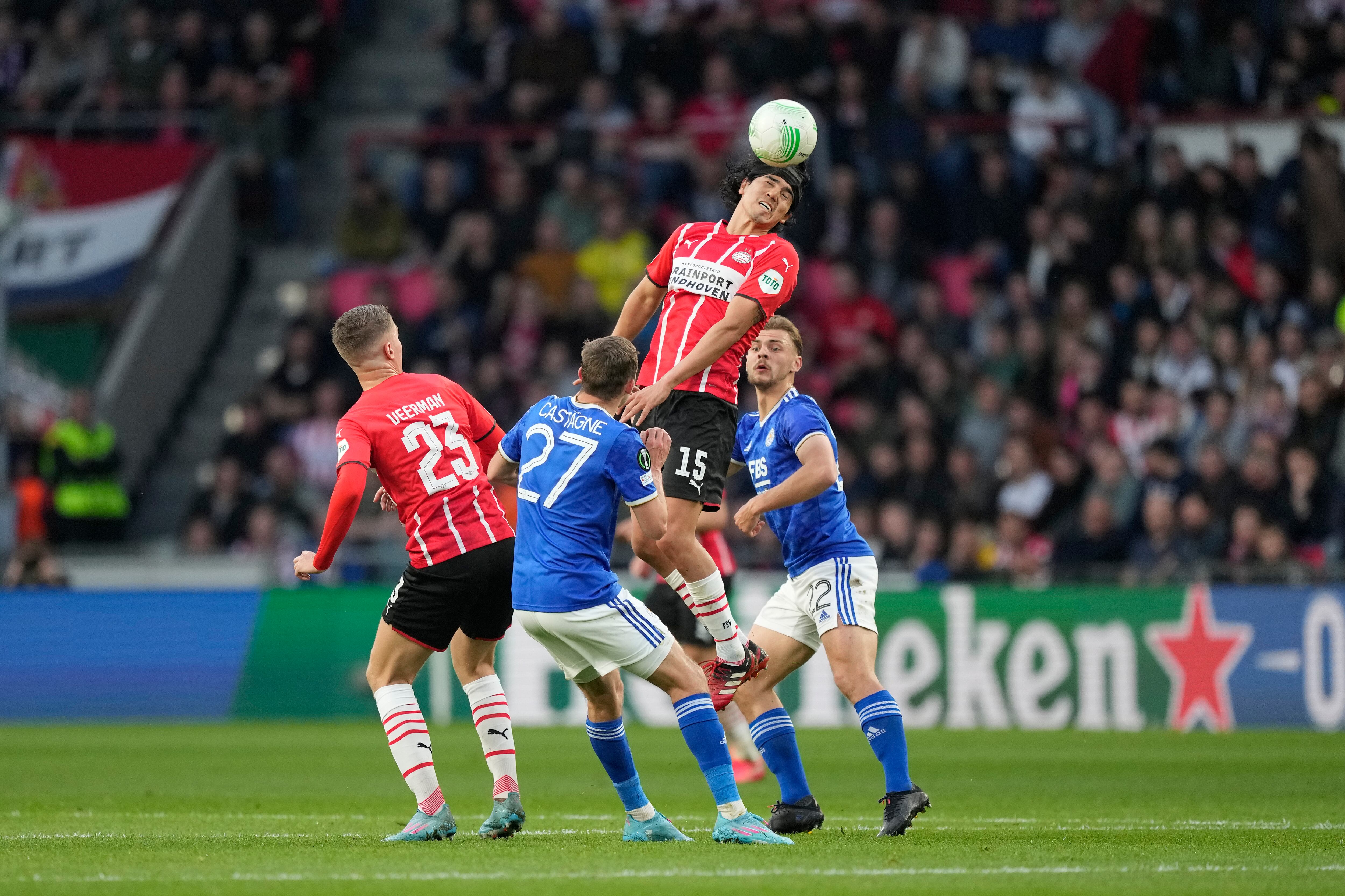 Érick Gutiérrez con el PSV Eindhoven.