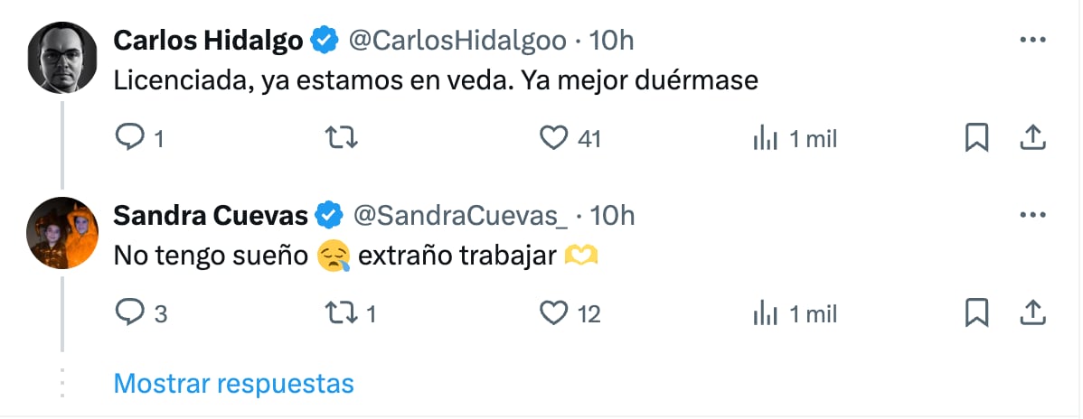 Sandra Cuevas rompe veda electoral con post en sus redes sociales