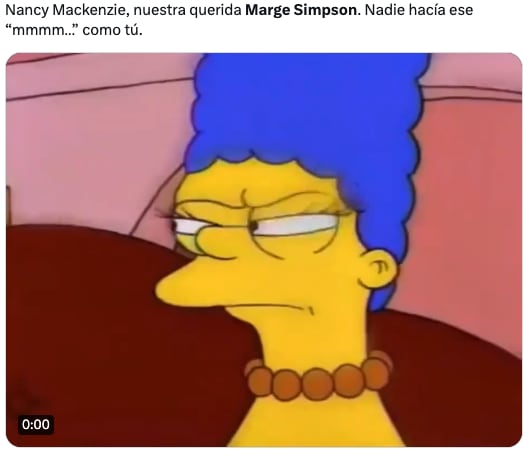 Despiden a Nancy Mackenzie, voz en español latino de Marge Simpson