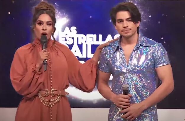 Galilea Montijo junto a Josh Gutiérrez en Las Estrellas bailan en Hoy