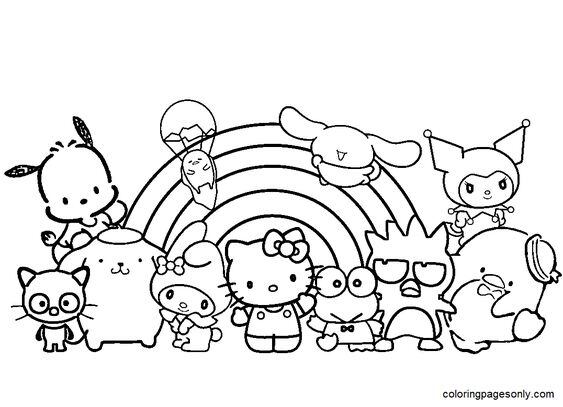 Dibujo de Hello Kitty