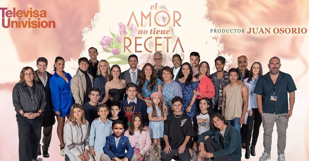 Elenco oficial de la nueva telenovela El Amor No Tiene Receta