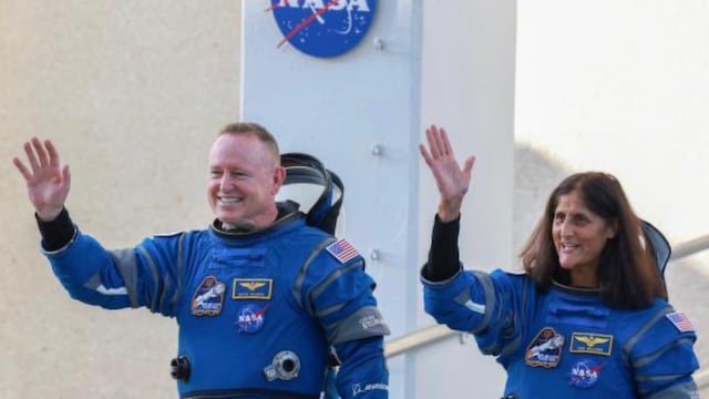 Astronautas Barry Wilmore y Sunita Williams