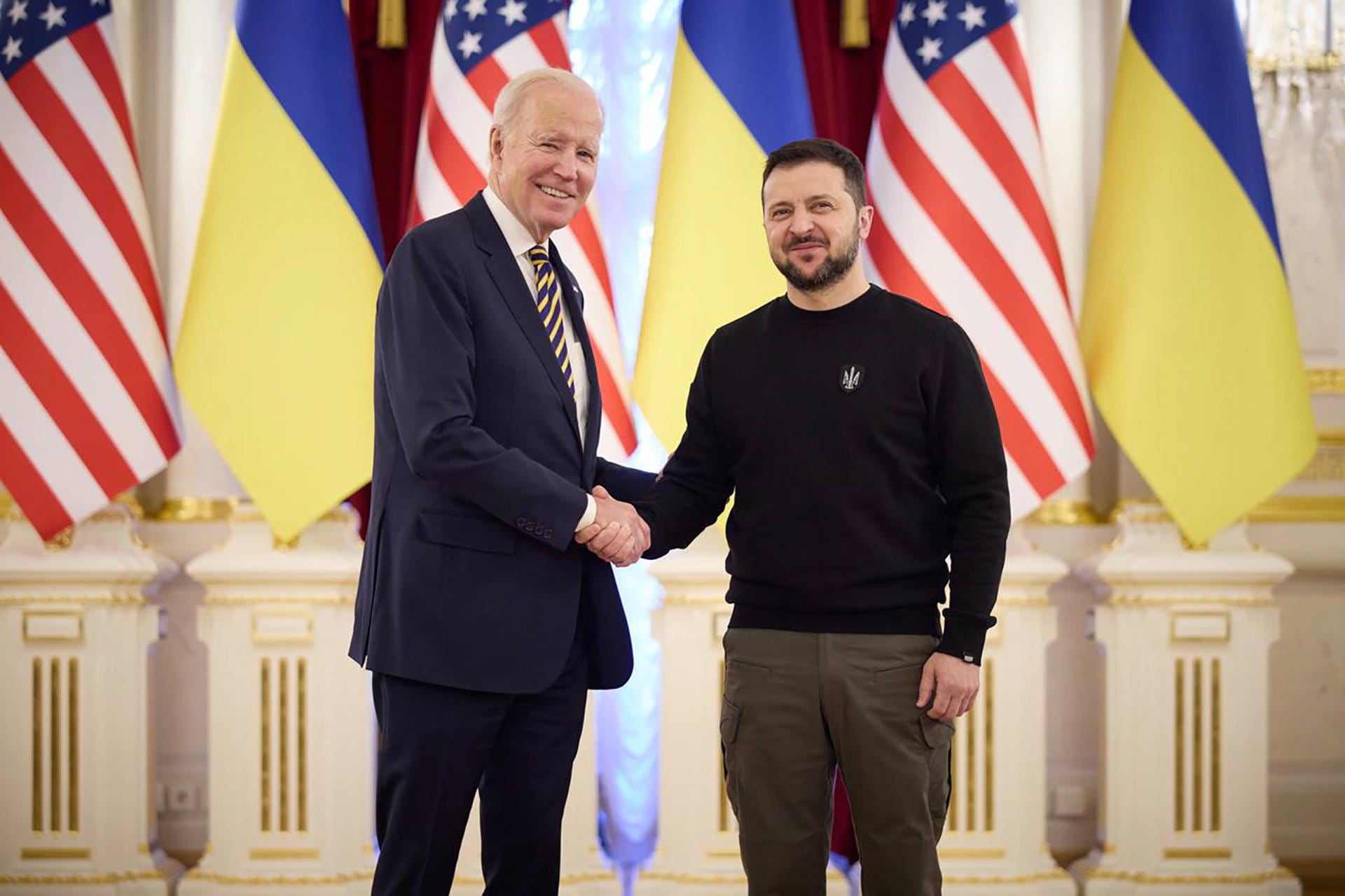 Joe Biden realiza visita sorpresa a Kiev, Ucrania y se reúne con Volodímir Zelenski
