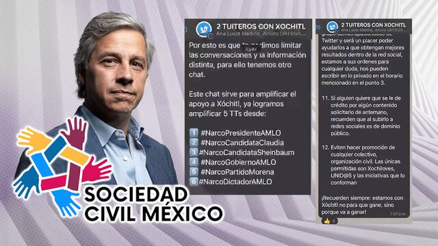 Las reglas de chat de Sociedad Civil México de Claudio X. González