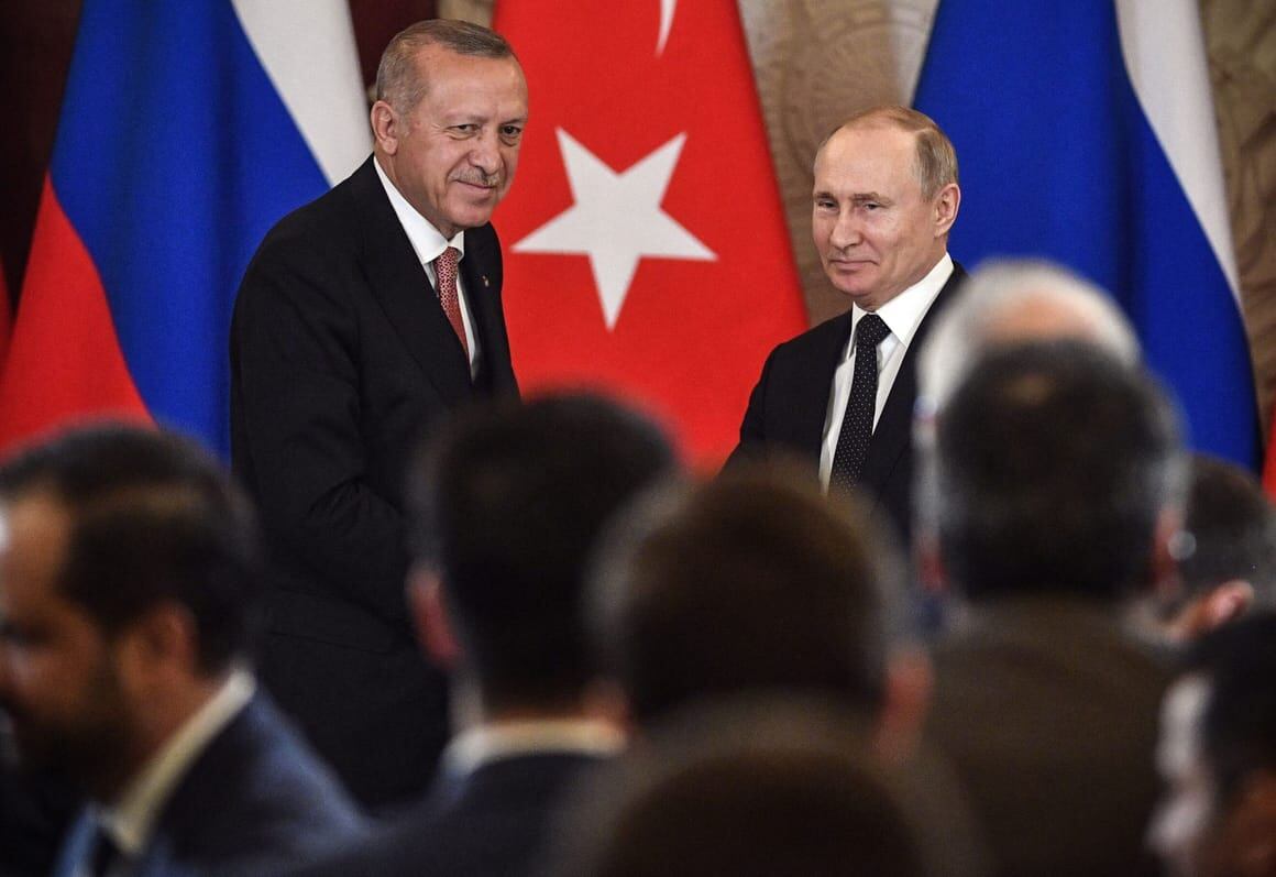 Erdogan Recep Tayyip y Vladimir Putin