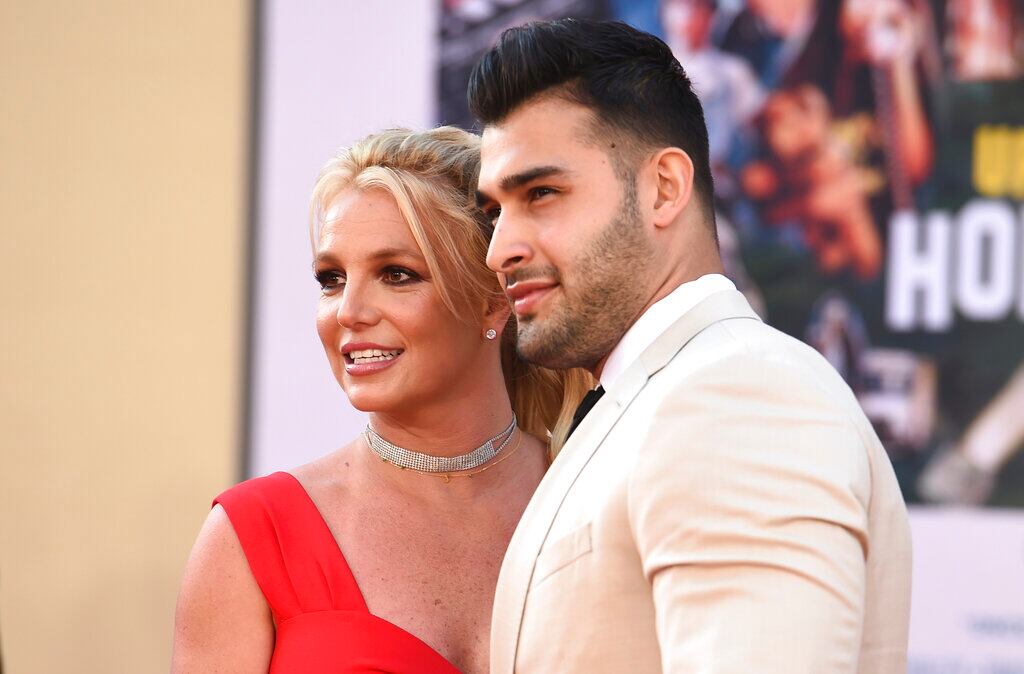 Britney Spears y Sam Asghari (Photo by Jordan Strauss/Invision/AP, File)