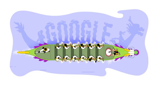 Google celebra Fiesta del Barco del Dragón con Doodle conmemorativo hoy 10 de junio