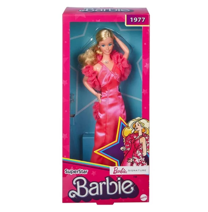 Margot Robbie se inspiró en Barbie Superestrella para su vestido de los Globos de Oro 2024