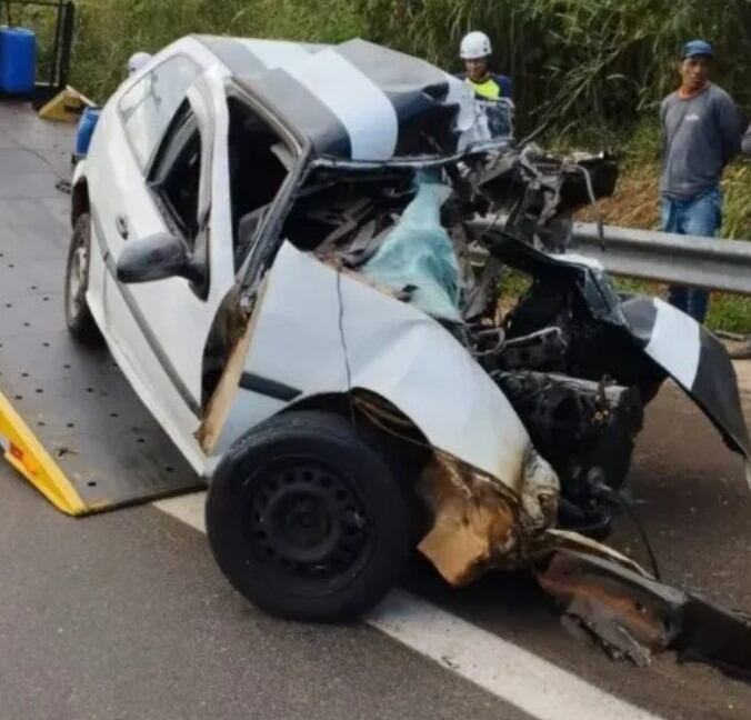 Accidente automovilístico en Brasil