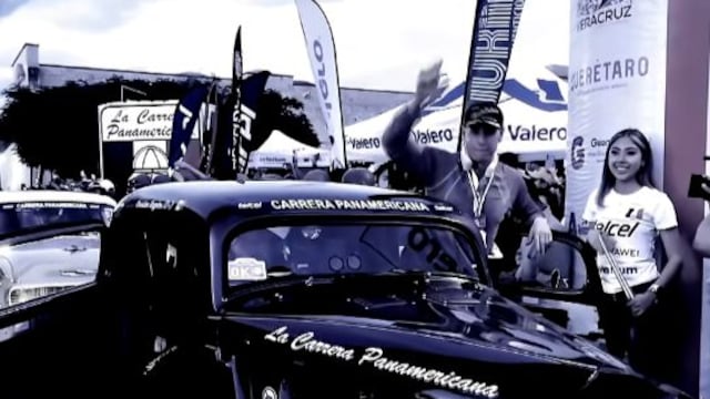 Carlos Alberto Gordoa, piloto mexicano que murió en un accidente en la Carrera Panamericana.