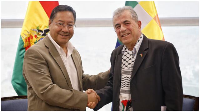 El presidente de Bolivia, Luis Arce sostuvo una reunión con el embajador de Palestina, Mahmoud Elalwani, para solidarizarse por la guerra con Israel.