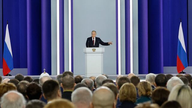 Vladimir Putin ante parlamento ruso