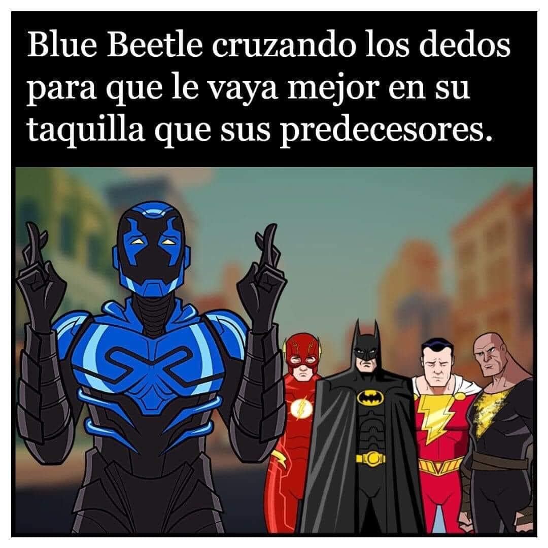 Memes por el estreno de Blue Beetle