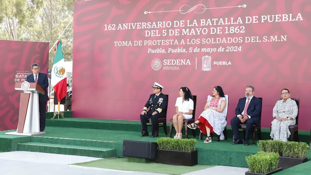 Ceremonia del 162 Aniversario de la Batalla de Puebla