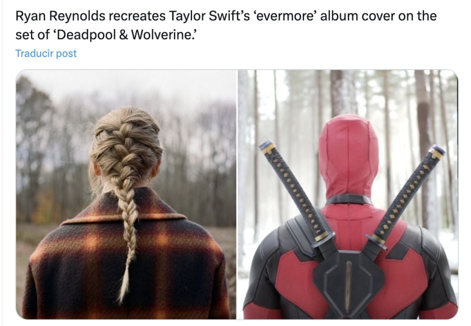Taylor Swift en Deadpool y Wolverine