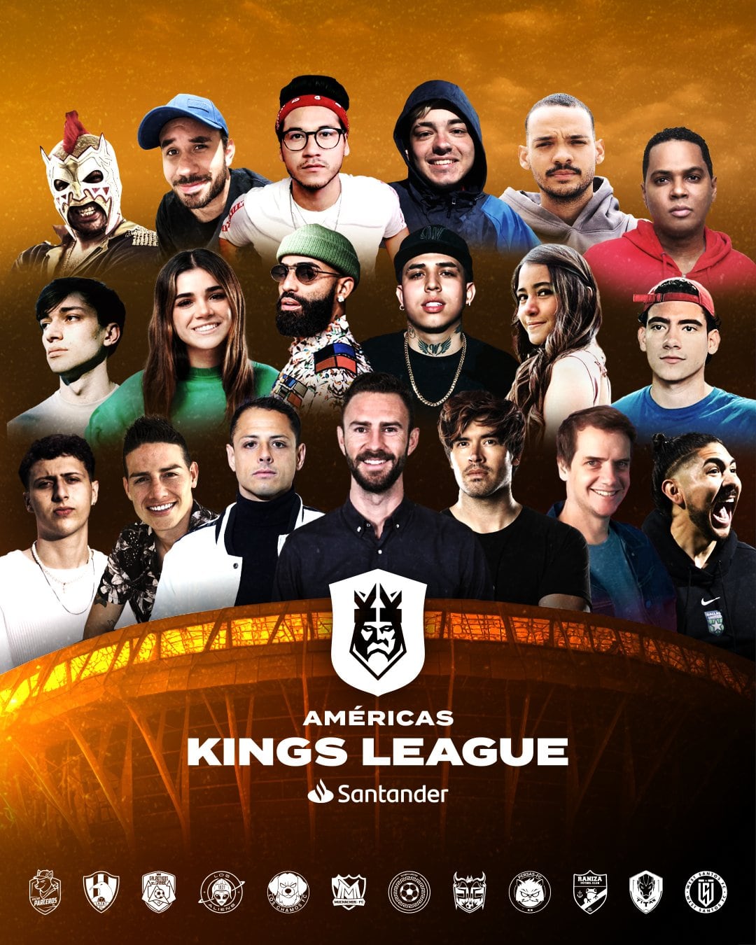 Presidentes de equipos de la Kings League México