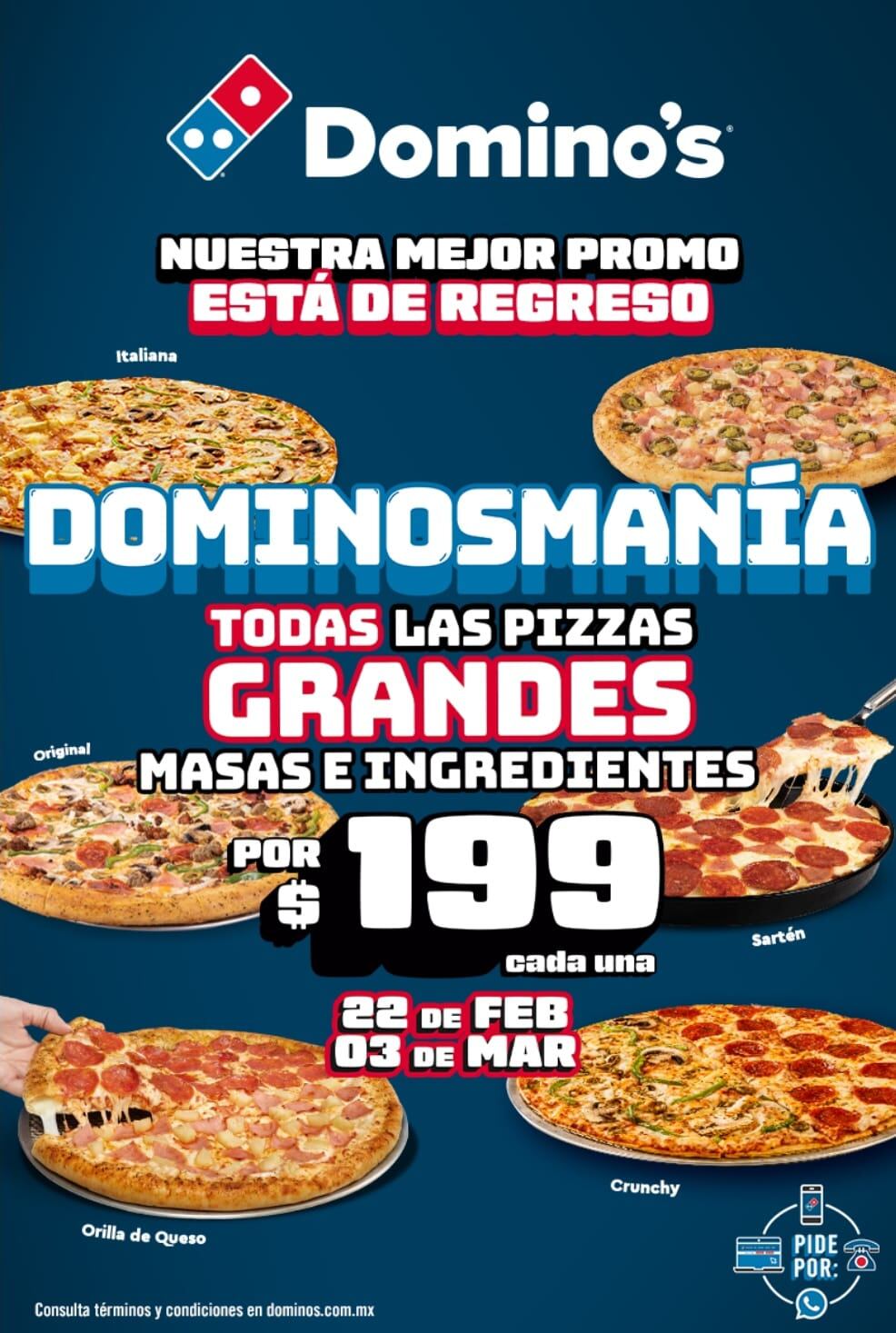 ¿Cuándo es la Dominosmanía 2024 de Domino's Pizza?
