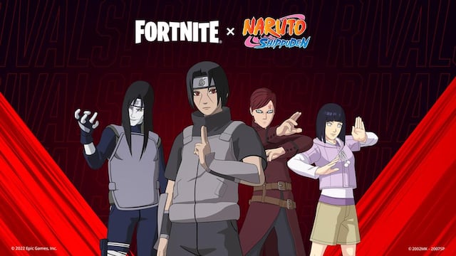 Skins de Naruto para el Nindo Fortnite